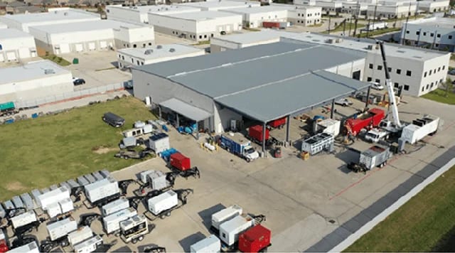 Green hydrogen production and refueling facility in Houston, Texas