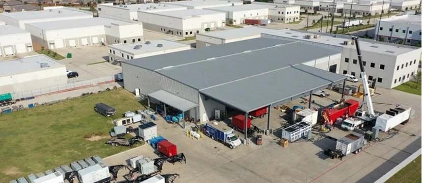 Site rendering of the Katy, Texas hydrogen facility