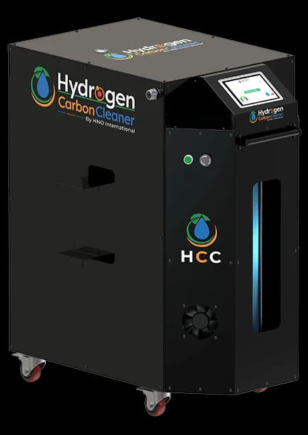 Hydrogen Carbon Cleaner unit in service position