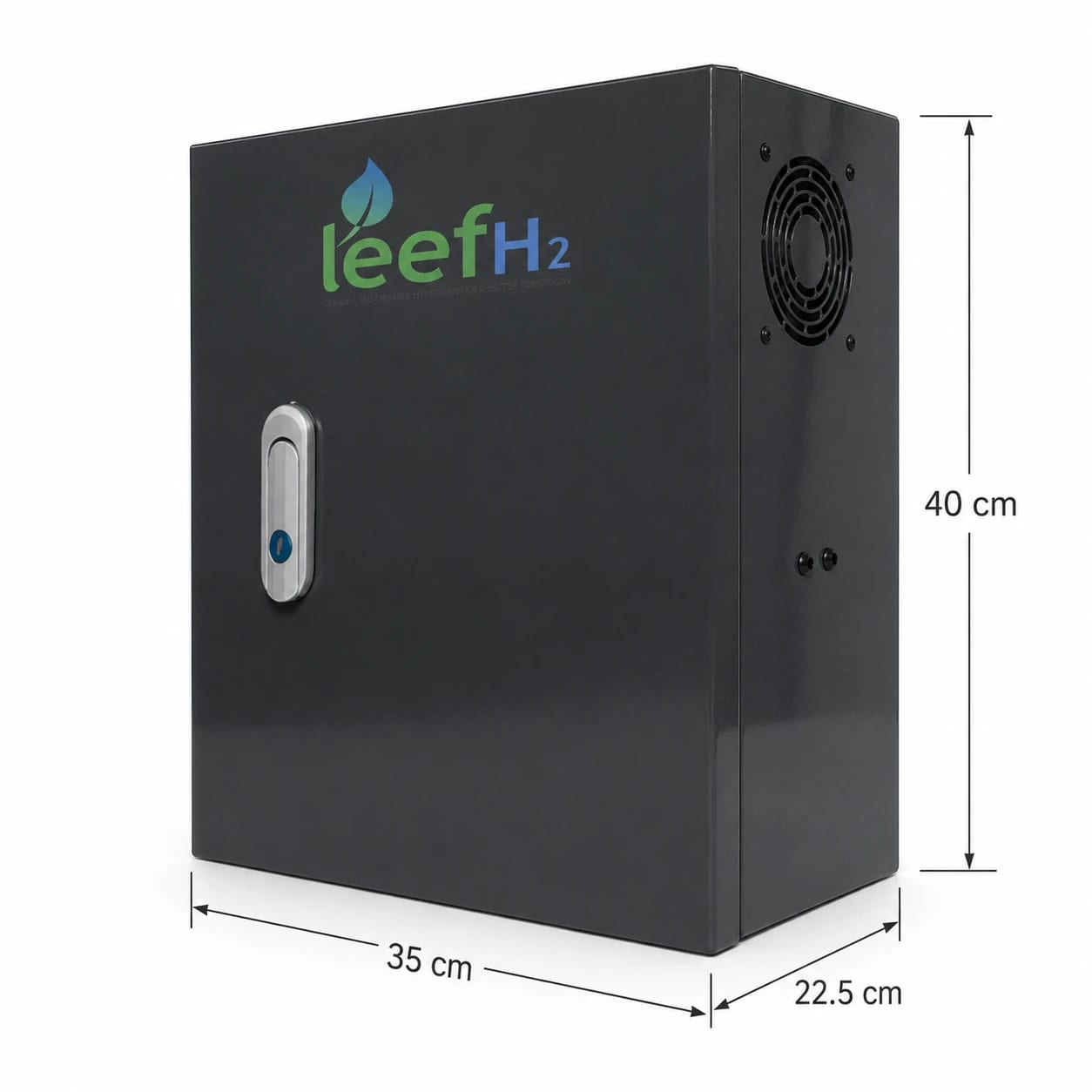 LeefH2™ DH-Power steel cabinet — product shape and dimensions