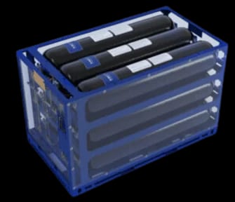 520 bar carbon fiber storage cylinders